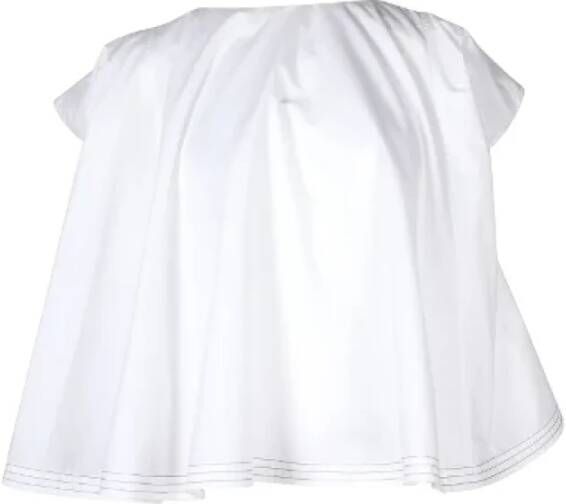 Loewe Pre-owned Cotton tops White Dames