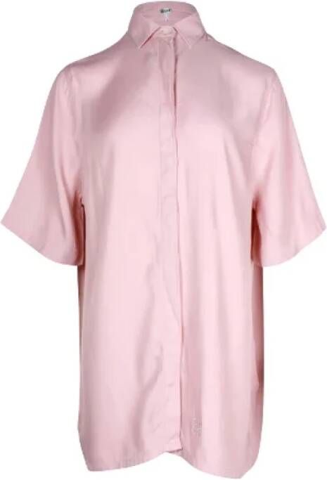 Loewe Pre-owned Fabric tops Roze Dames