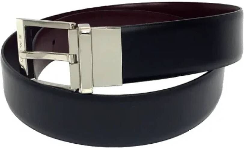 Loewe Pre-owned Leather belts Zwart Dames