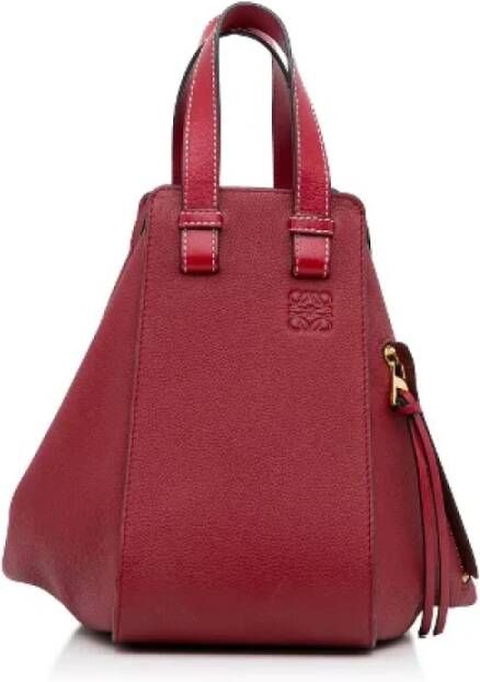 Loewe Pre-owned Leather crossbody-bags Rood Dames