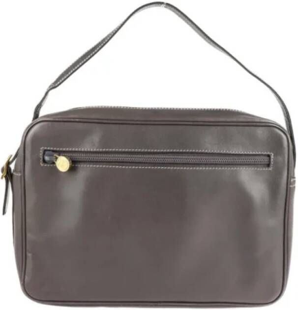 Loewe Pre-owned Leather handbags Grijs Dames