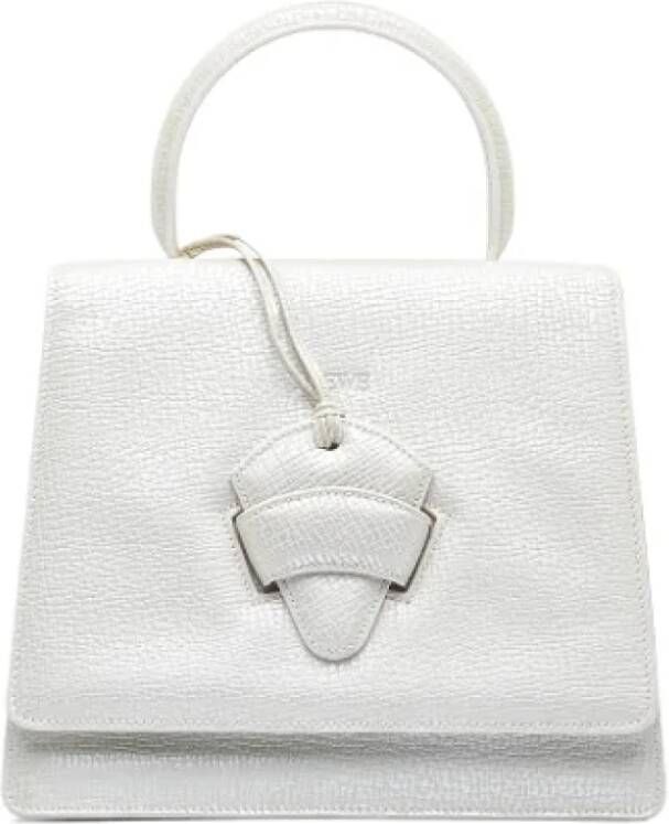 Loewe Pre-owned Leather handbags Grijs Dames