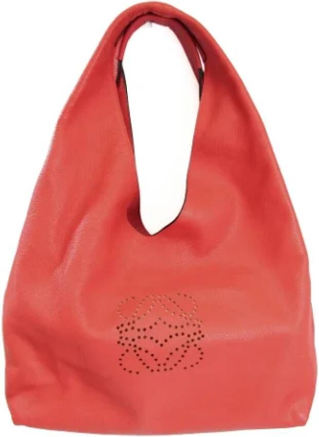Loewe Pre-owned Leather handbags Oranje Dames