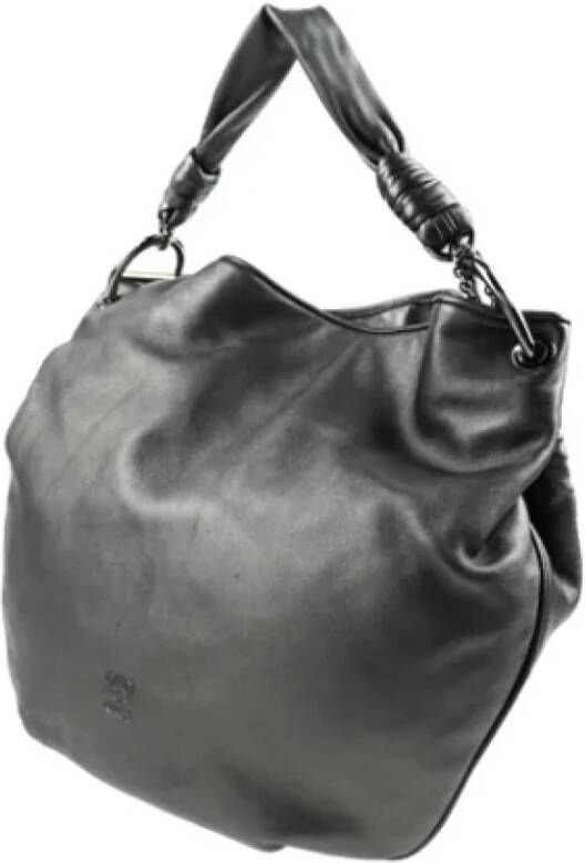 Loewe Pre-owned Leather shoulder-bags Grijs Dames