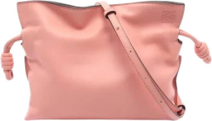 Loewe Pre-owned Leather shoulder-bags Roze Dames