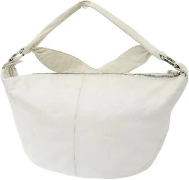 Loewe Pre-owned Leather shoulder-bags White Dames