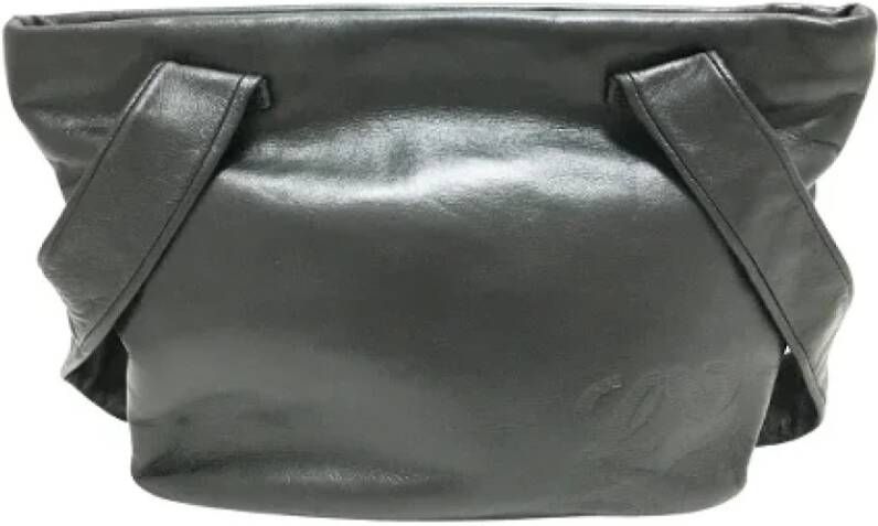Loewe Pre-owned Leather shoulder-bags Zwart Dames