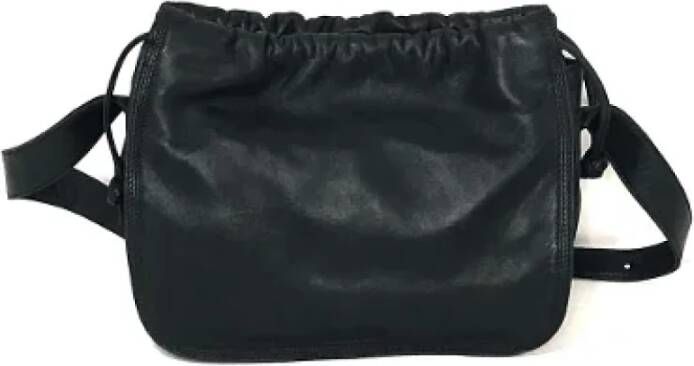 Loewe Pre-owned Leather shoulder-bags Zwart Dames