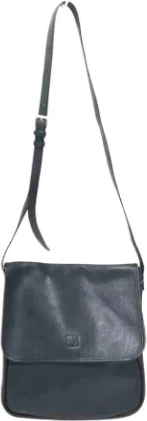 Loewe Pre-owned Leather shoulder-bags Zwart Dames