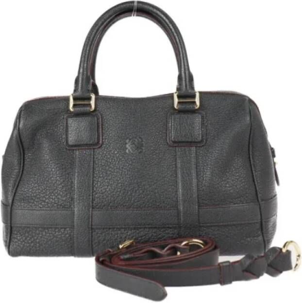 Loewe Pre-owned Leather shoulder-bags Zwart Dames