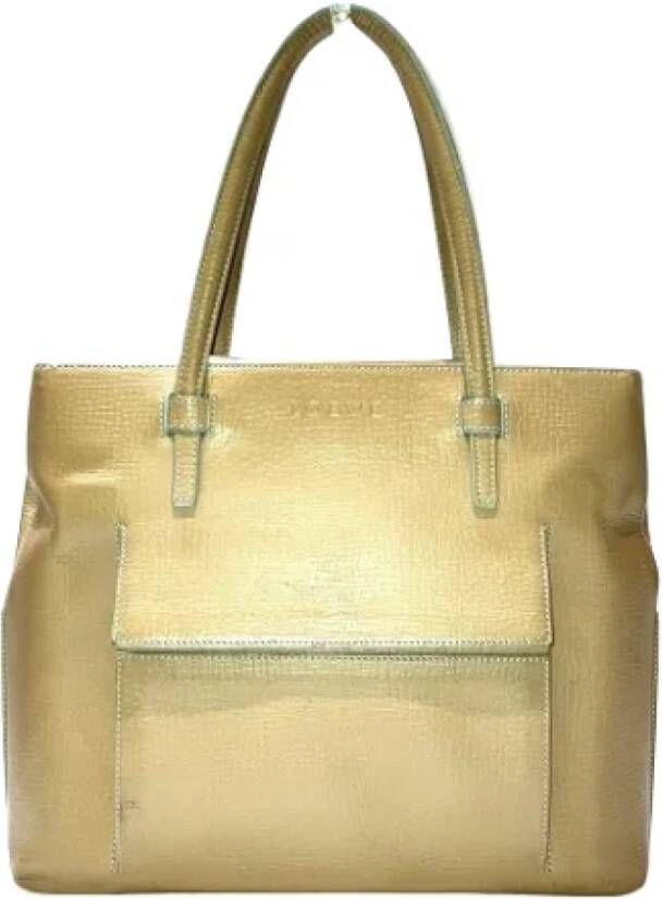 Loewe Pre-owned Leather totes Beige Dames
