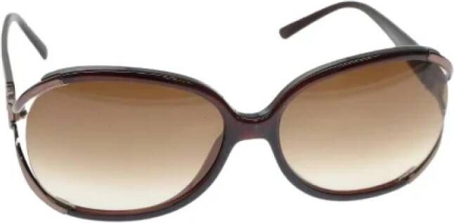 Loewe Pre-owned Plastic sunglasses Bruin Dames