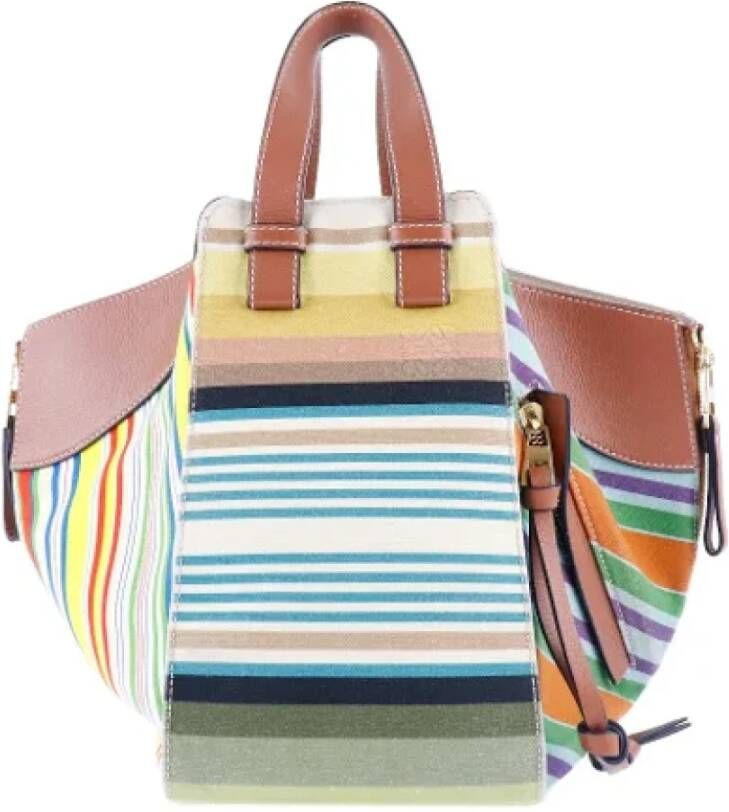 Loewe Pre-owned Canvas handbags Meerkleurig Dames