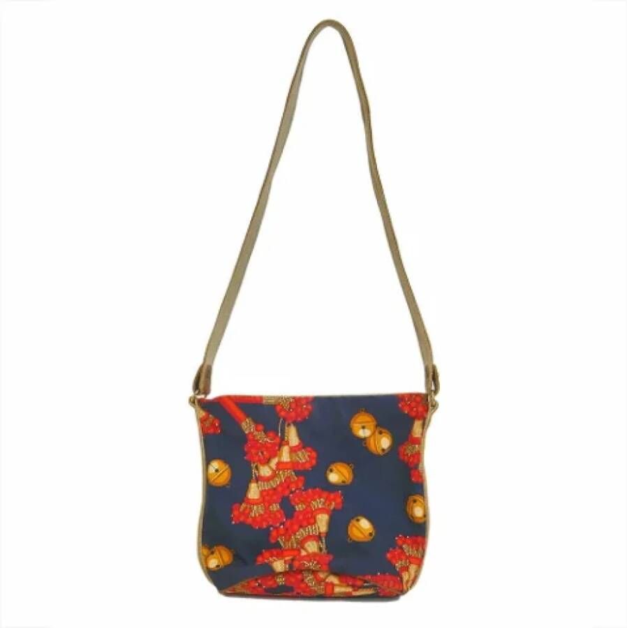 Loewe Pre-owned Canvas shoulder-bags Blauw Dames