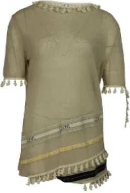 Loewe Pre-owned Fabric tops Beige Dames