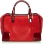 Loewe Pre-owned Suede handbags Rood Dames - Thumbnail 1