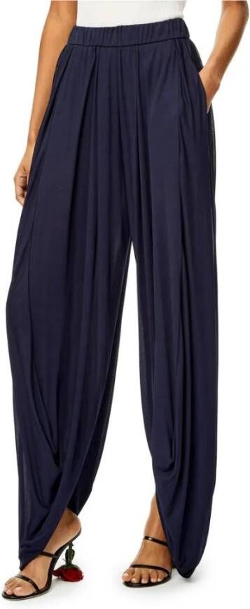 Loewe Wijde broek Blauw Dames