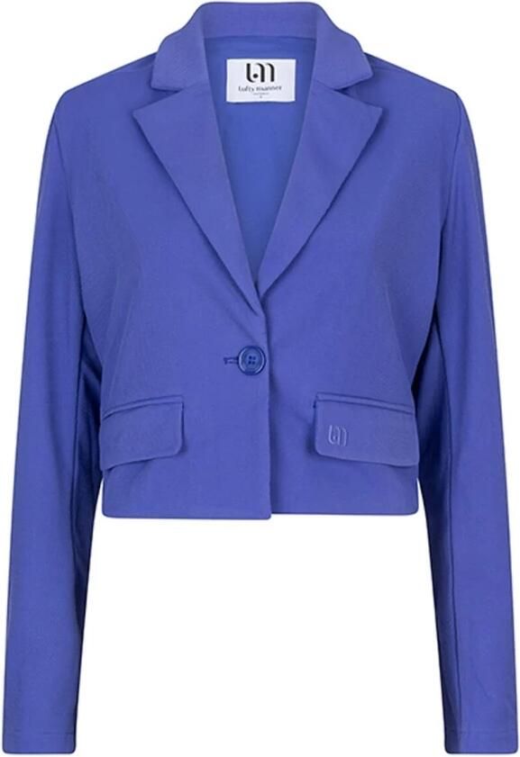 Lofty Manner Elegante Merel Blazer Blue Dames