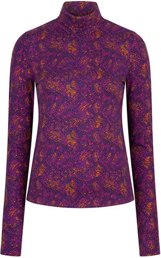 Lofty Manner Florien Lange Mouw Top Purple Dames
