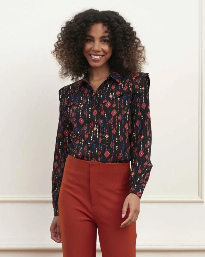 Lofty Manner Ivy Blouse met lange mouwen Multicolor Dames