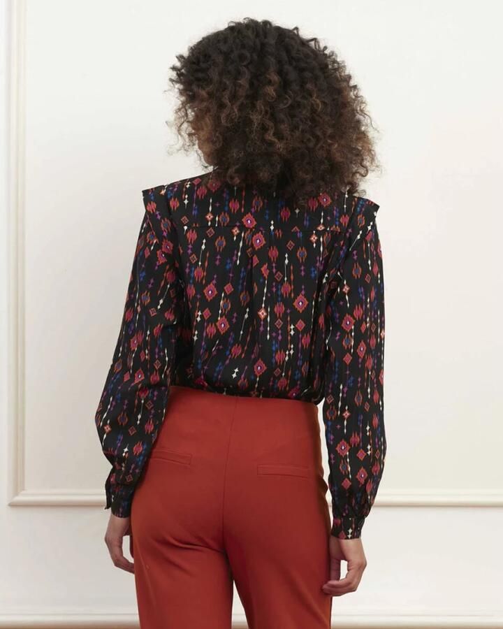 Lofty Manner Ivy Blouse met lange mouwen Multicolor Dames - Foto 2