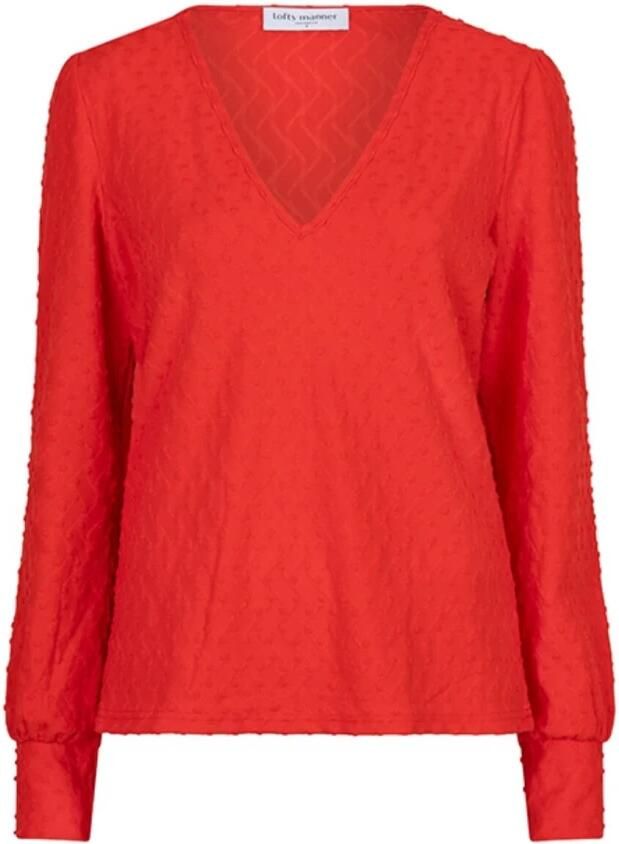 Lofty Manner Jet Top Lange Mouw Pink Dames