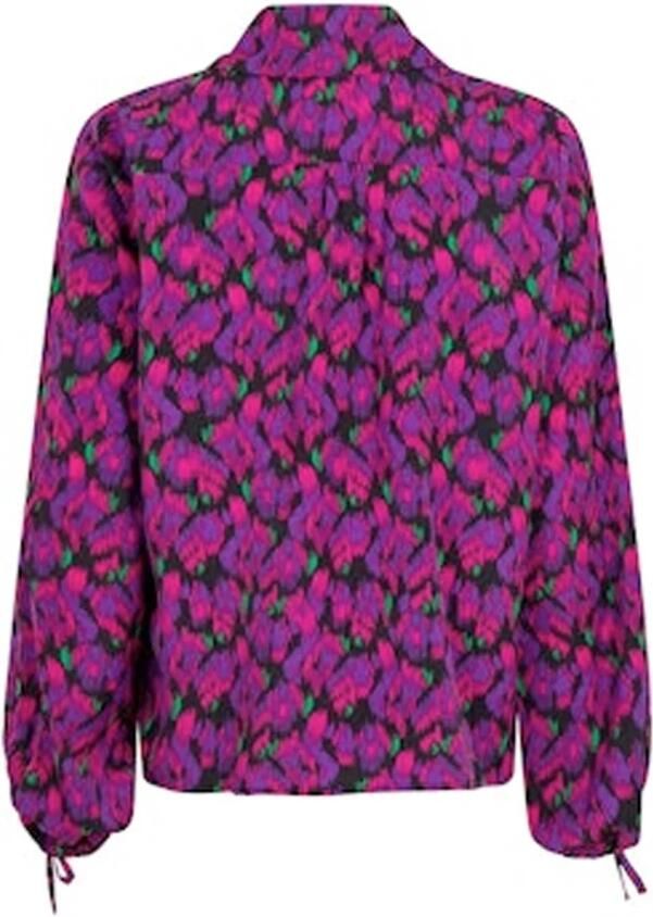 Lofty Manner Rosalie Blouse Lange Mouw Purple Dames - Foto 3