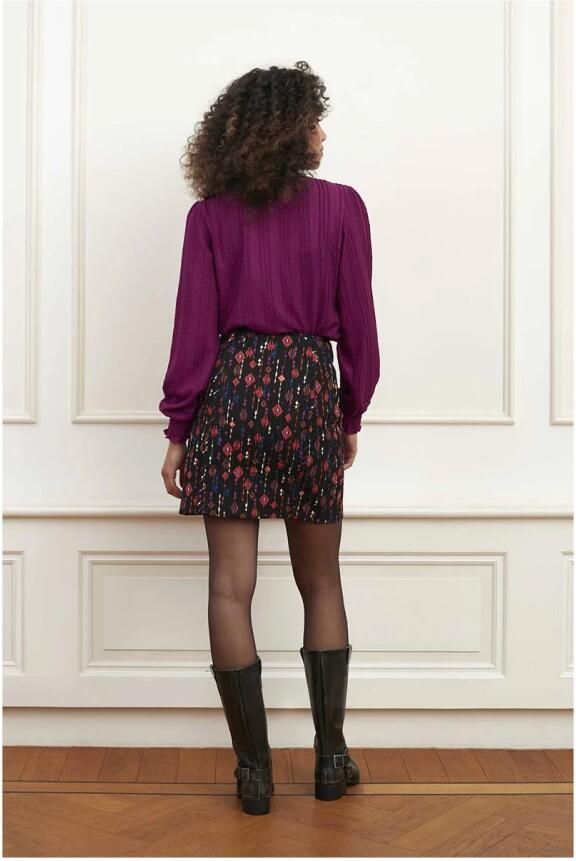Lofty Manner Sadie Lange Mouw Top Purple Dames - Foto 2