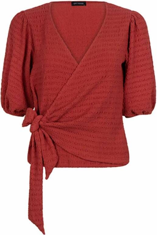 Lofty Manner Top korte mouw Rood Dames