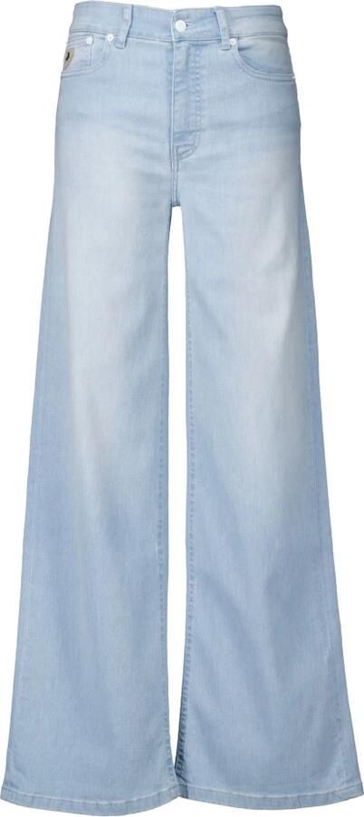 Lois high waist wide leg jeans light blue denim