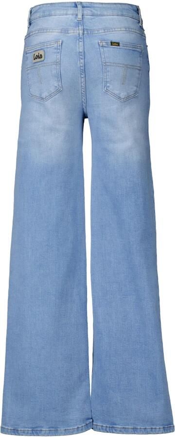 Lois Hoge Taille Palazzo Cloudy Bleach Jeans Blue Dames - Foto 3