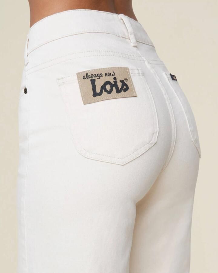 Lois Palazzo-R Stijlvolle Jeans Beige Dames - Foto 4