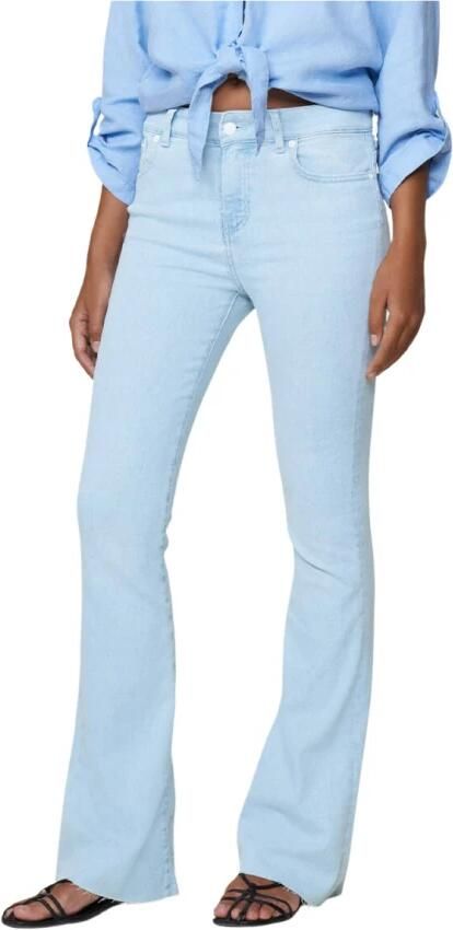Lois high waist flared jeans light blue denim