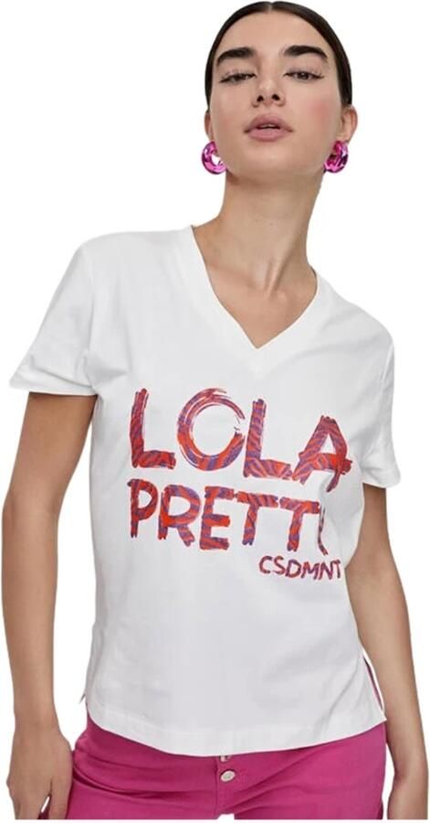 Lola Casademunt Witte Dames T-shirt White Dames