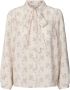 Lolly's Laundry Ellie -shirt Bloemprint Beige Dames - Thumbnail 2