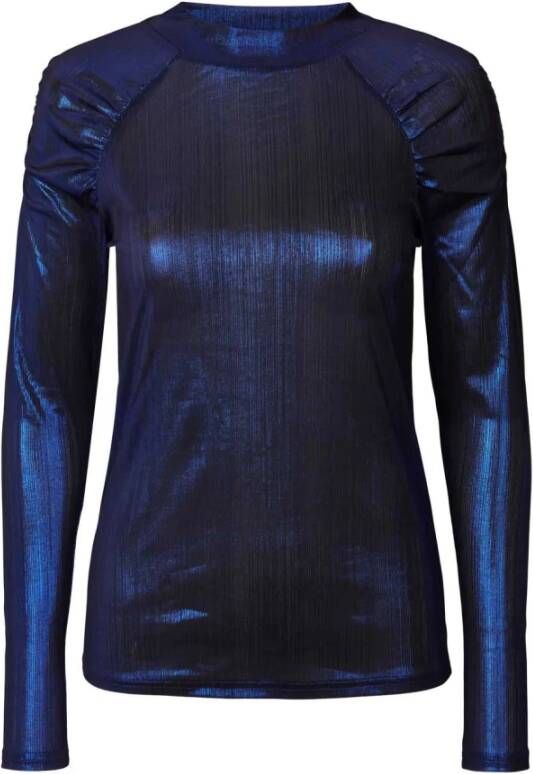 Lolly's Laundry Ellen Blouse Blauw Dames
