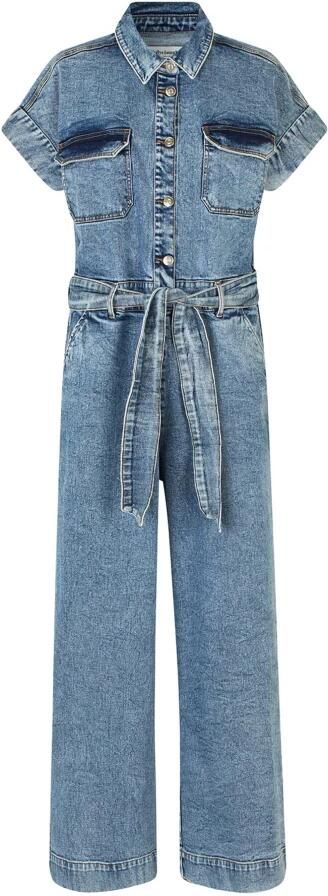 Lollys Laundry Denim Jumpsuit met Moderne Details Blue Dames
