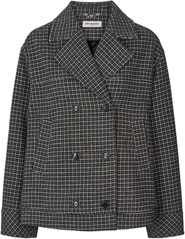 Lollys Laundry Double-Breasted Coats Zwart Dames