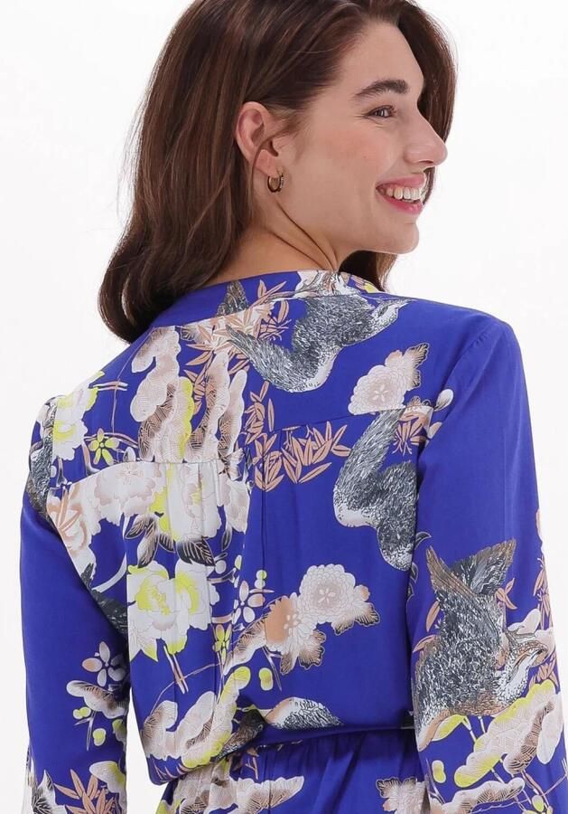 Lollys Laundry Harper Dress Blauwe Midi Jurk Multicolor Dames - Foto 3