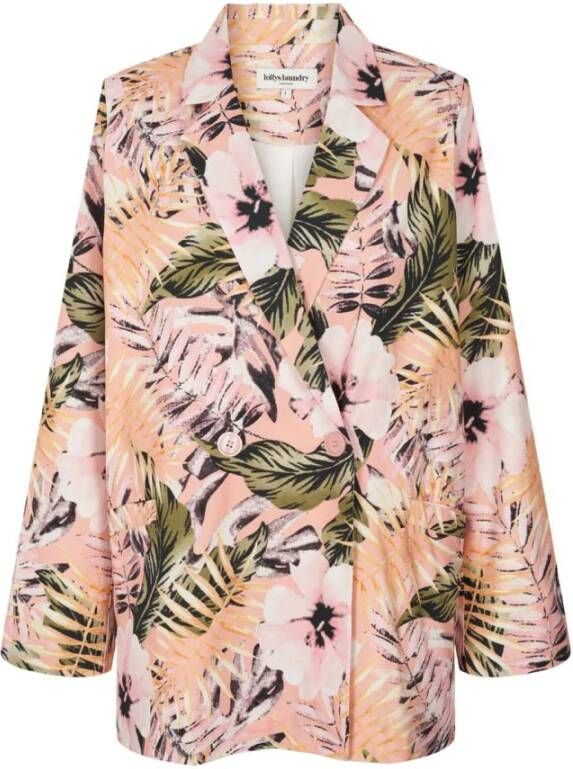 Lolly's Laundry Jolie Blazer Multi Beige Dames