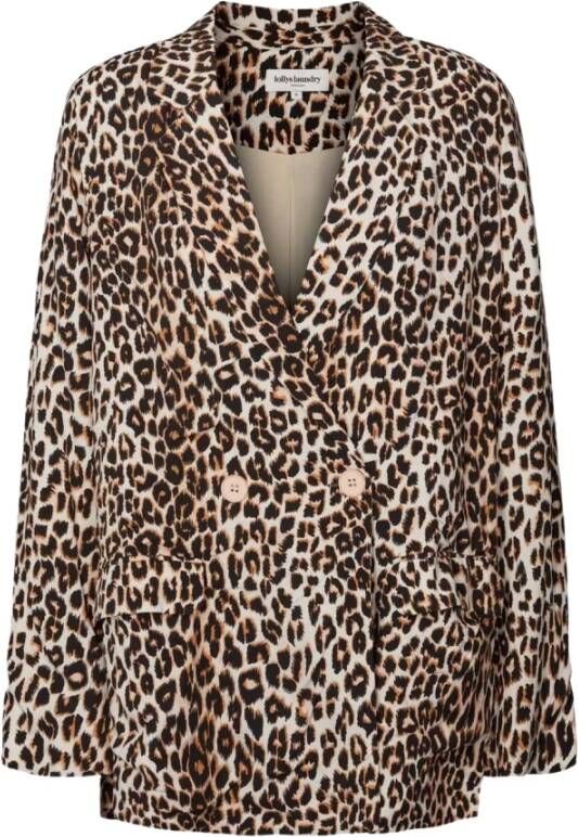 Lollys Laundry Jolie Blazer Luipaardprint Meerkleurig Dames