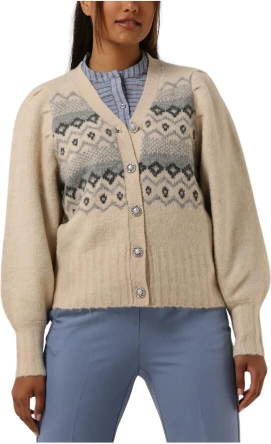 LOLLYS LAUNDRY Dames Truien & Vesten Laura Cardigan Ecru - Foto 6