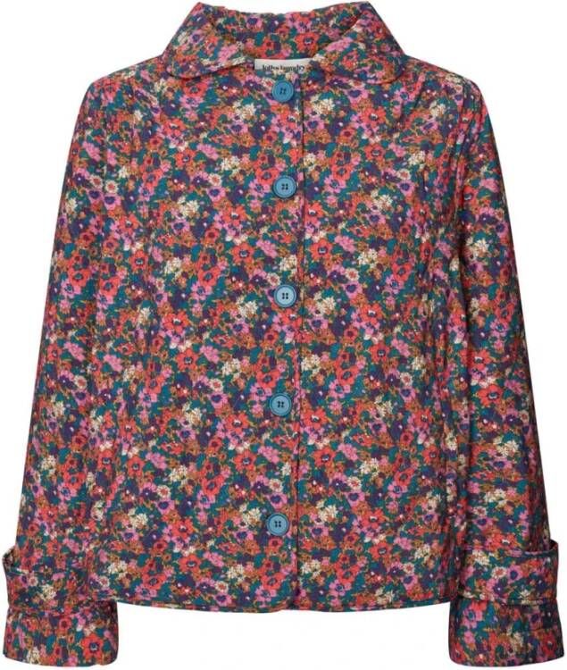 Lolly's Laundry Viola quilet jas bloemenprint Roze Dames