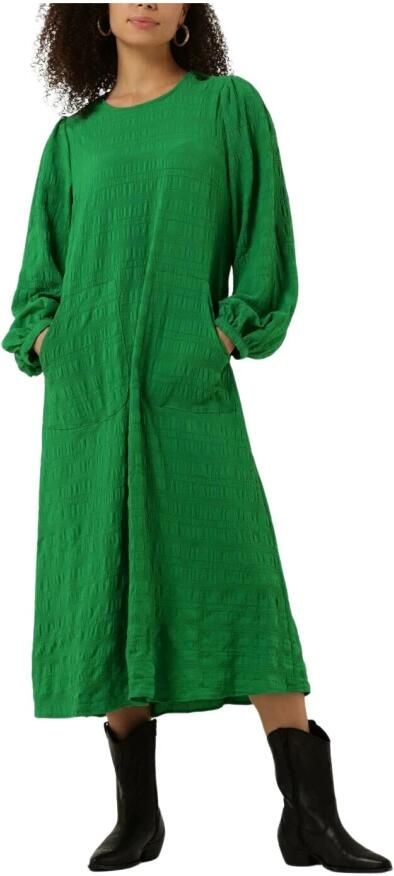 Lollys Laundry Lucas Dress Maxi Jurk Groen Green Dames - Foto 3