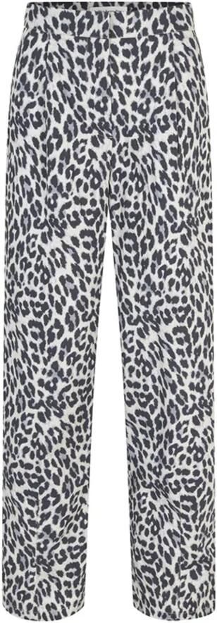 Lollys Laundry Luipaardprint Stijlvolle Broek Black Dames - Foto 5