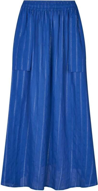 Lollys Laundry Maxi Skirts Blauw Dames