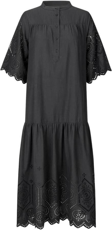 LOLLYS LAUNDRY Dames Jurken Timorll Midi Dress Ss Zwart - Foto 5