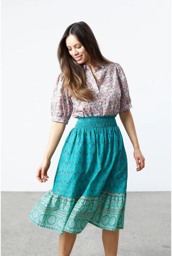 Lolly's Laundry Vraag de rok Groen Dames - Foto 2