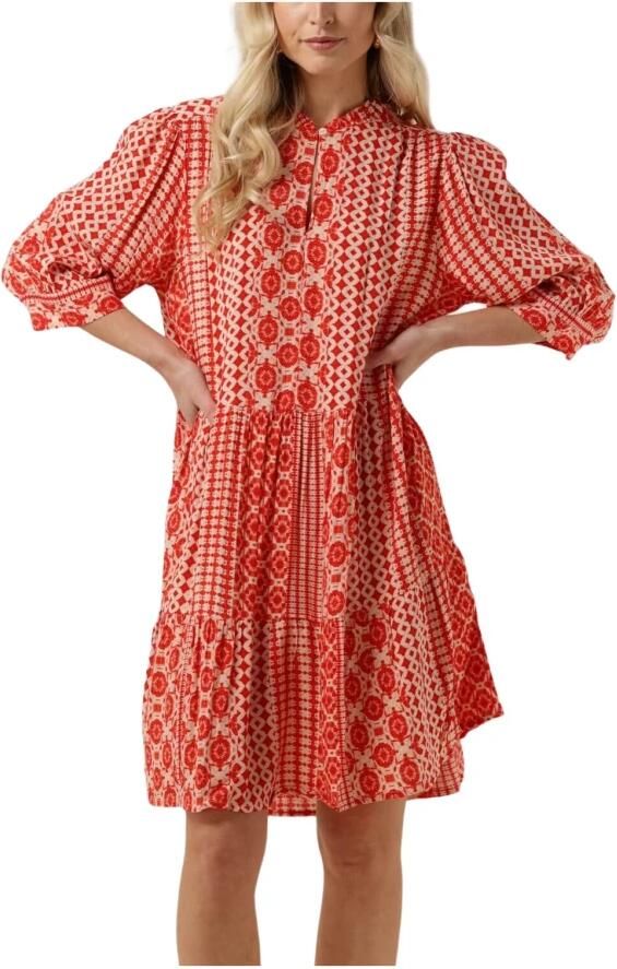 Lollys Laundry Rode Mini Jurk Sabinell Short Multicolor Dames - Foto 3