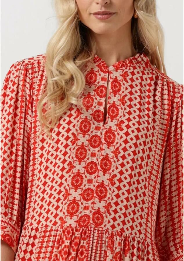 Lollys Laundry Rode Mini Jurk Sabinell Short Multicolor Dames